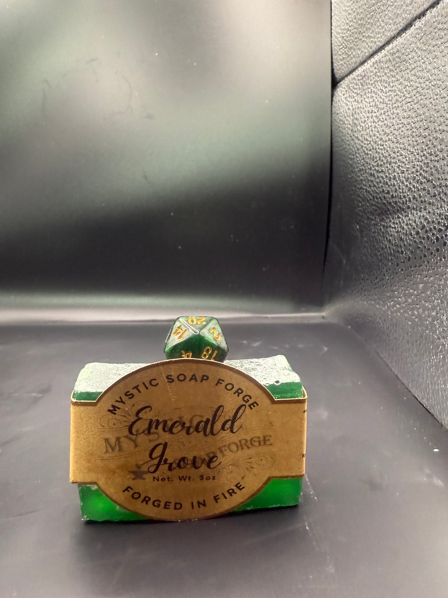 Novelty Soap with D20 or sword
