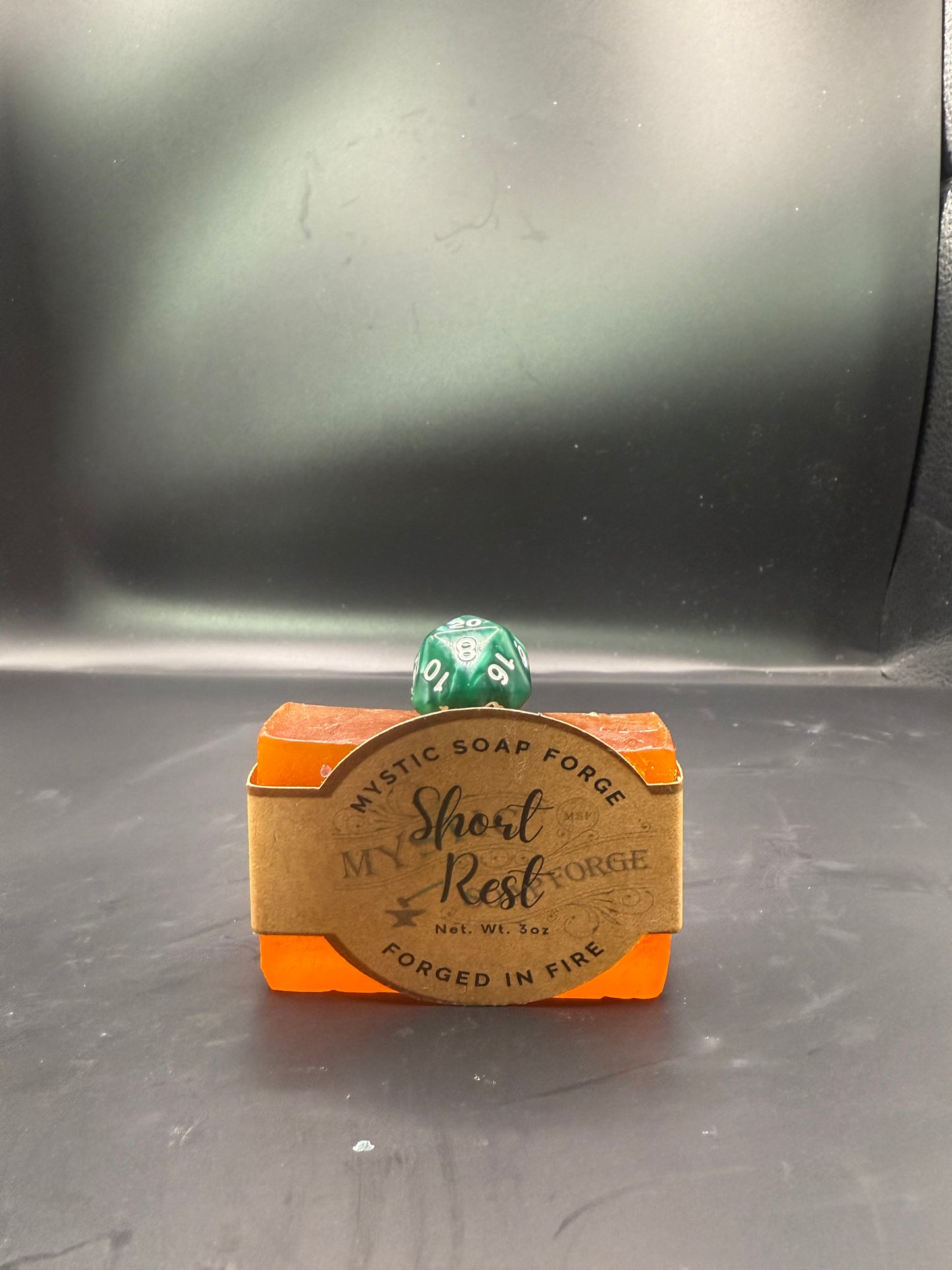 Novelty Soap with D20 or sword