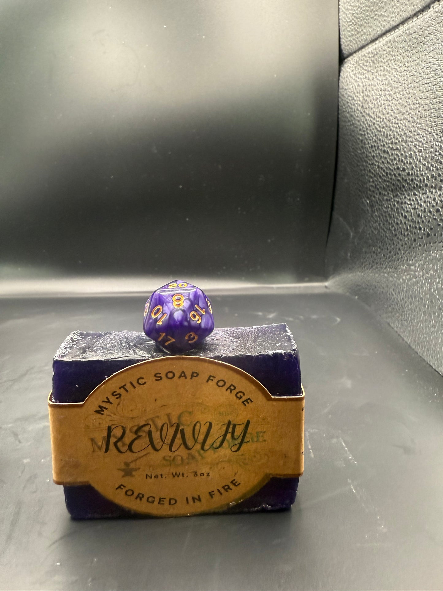 Novelty Soap with D20 or sword