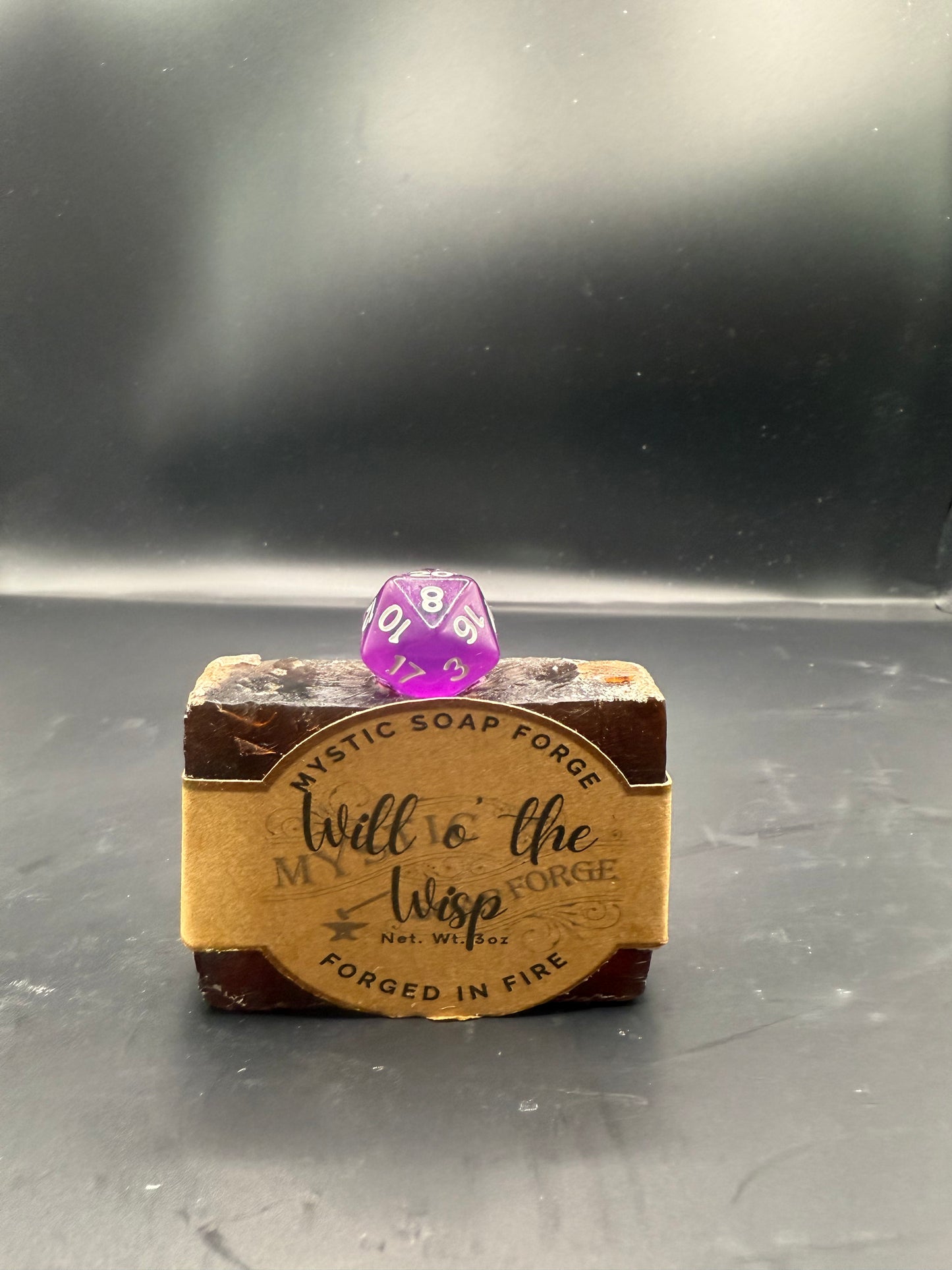 Novelty Soap with D20 or sword