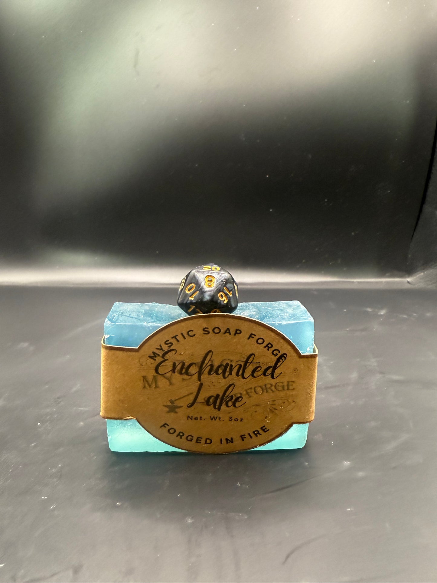 Novelty Soap with D20 or sword